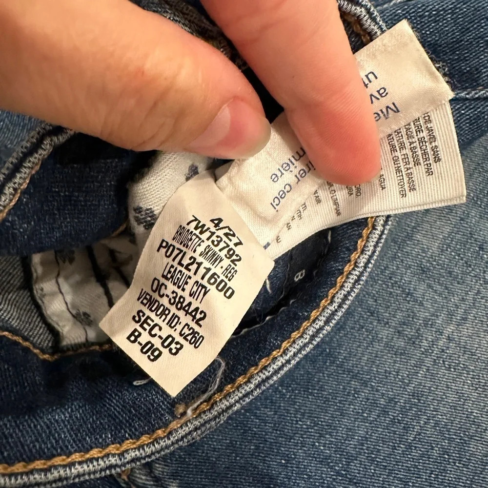 Lucky  brand Bridgett skinny Jeans size 27 - Picture 2 of 5